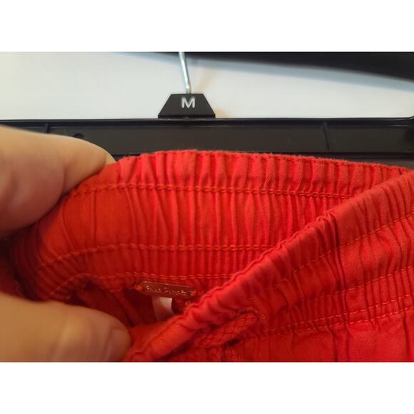 New W/Tag Free People Light Red Saylor Poplin Pull On Shorts XS - Picture 4 of 7